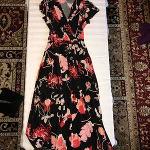 Women’s maxi long dress with flowers size M